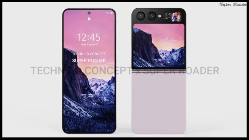 Hé lộ diện mạo Galaxy Z Flip 5 không một khe hở cực ấn tượng