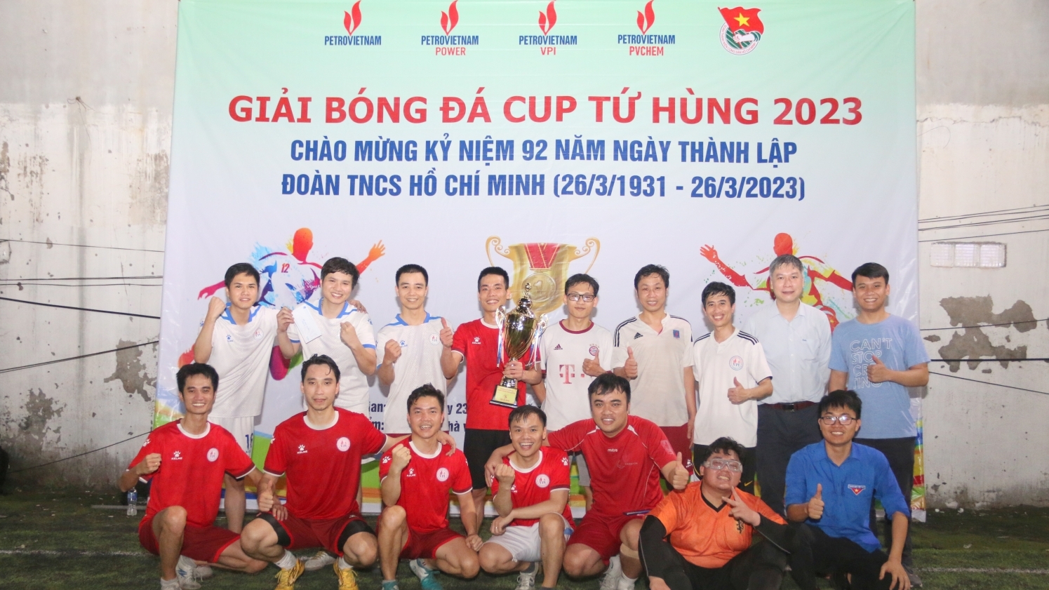 Sôi nổi giải bóng đá tranh Cúp Tứ hùng 2023 của các Cơ sở Đoàn khu vực phía Bắc