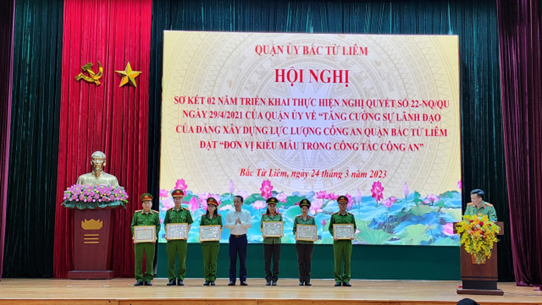 Hà Nội: Tăng cường sự lãnh đạo của Đảng xây dựng lực lượng Công an quận Bắc Từ Liêm đạt đơn vị kiểu mẫu