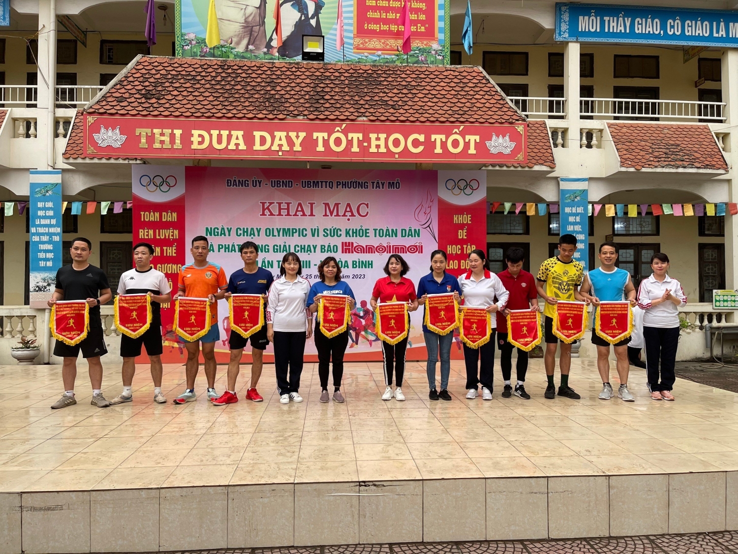 Phường Tây Mỗ (Hà Nội): Tổ chức thành công Ngày chạy Olympic vì sức khỏe toàn dân