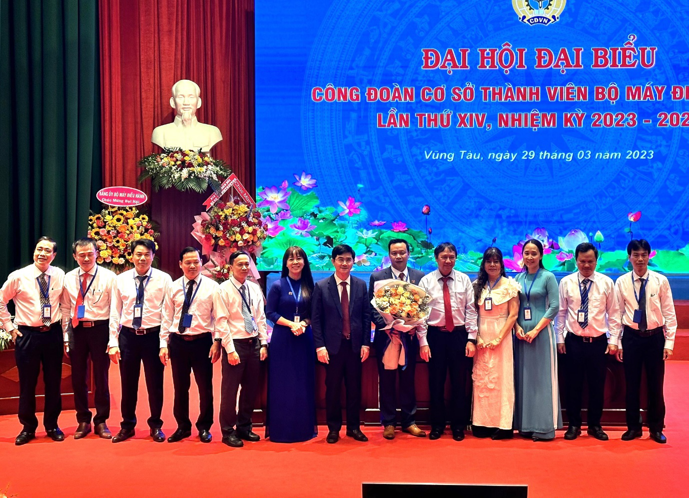 Công đoàn cơ sở Bộ máy Điều hành Liên doanh Việt - Nga Vietsovpetro tổ chức thành công Đại hội Đại biểu lần thứ XIV