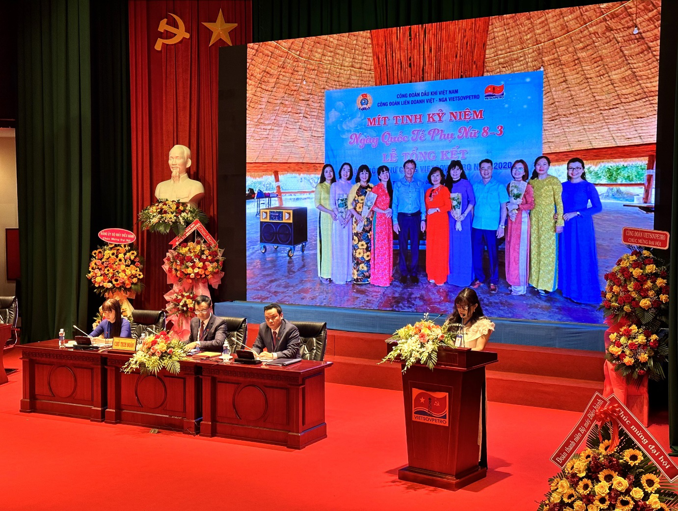 Công đoàn cơ sở Bộ máy Điều hành Liên doanh Việt - Nga Vietsovpetro tổ chức thành công Đại hội Đại biểu lần thứ XIV