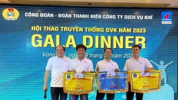 Hội thao truyền thống Công ty Dịch vụ Khí chào mừng Đại hội Công đoàn nhiệm kỳ 2023 - 2028