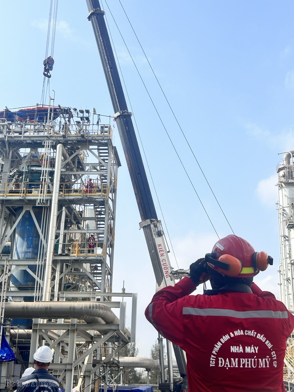 Tập trung trí lực quyết tâm hoàn thành BDTT Nhà máy Đạm Phú Mỹ