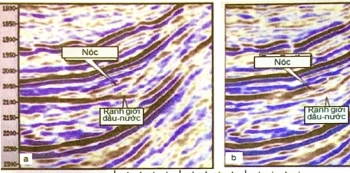 Xác định sự biến đổi hình thái vỉa chứa theo thời gian