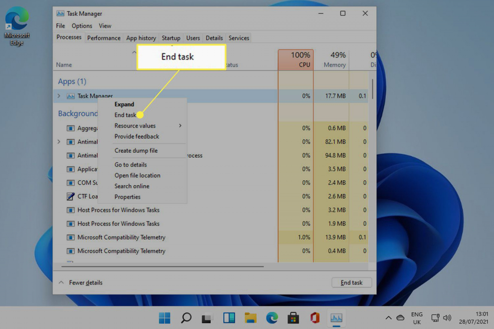 Windows 11 sẽ tích hợp tính năng mới tương tự Force Quit của MacOS