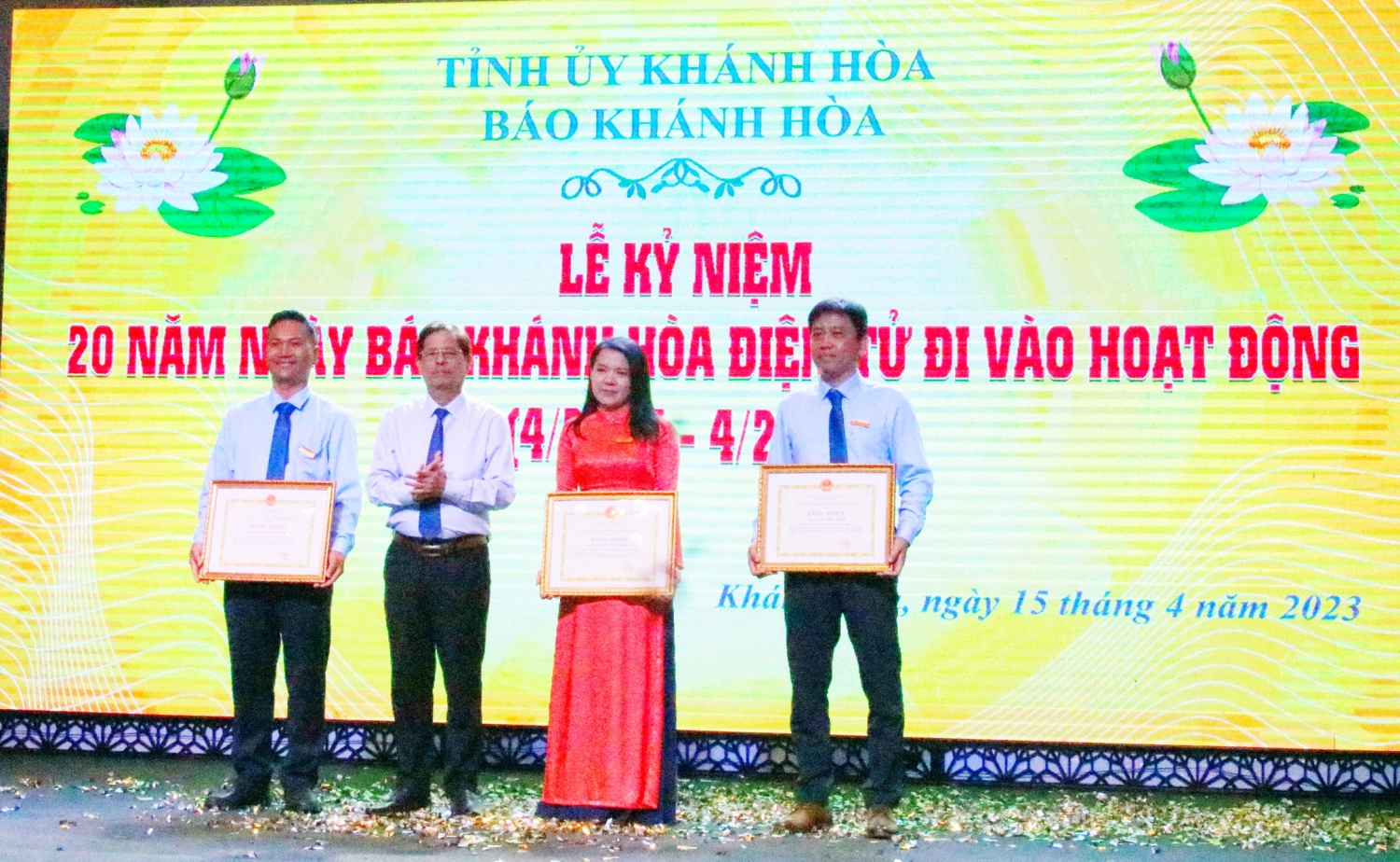 Báo Khánh Hòa online kỷ niệm 20 năm ra mắt