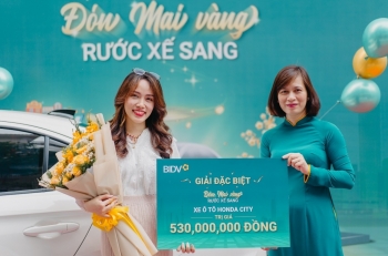 BIDV trao giải thưởng ô tô Honda City cho khách hàng