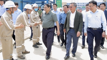 Thủ tướng Phạm Minh Chính dự Lễ khánh thành NMNĐ Thái Bình 2