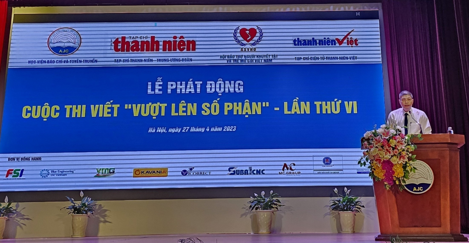 Tạp chí Thanh Niên tổ chức cuộc thi viết "Vượt lên số phận" lần thứ VI