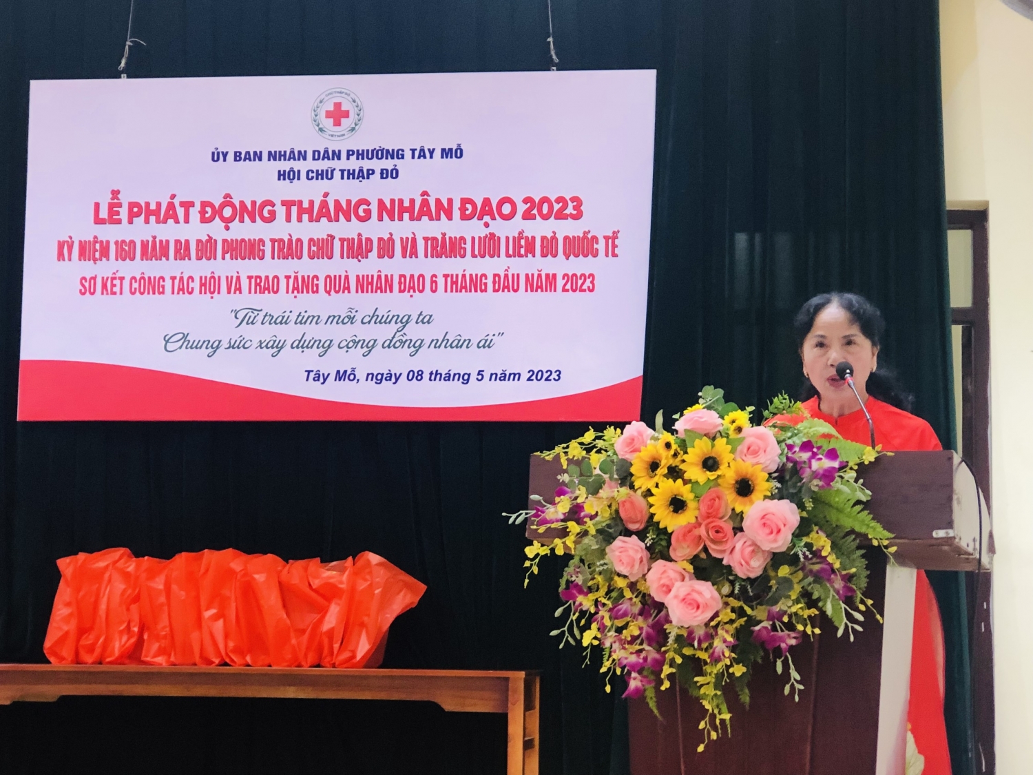 Hà Nội: Hội Chữ thập đỏ phường Tây Mỗ phát động “Tháng nhân đạo” năm 2023