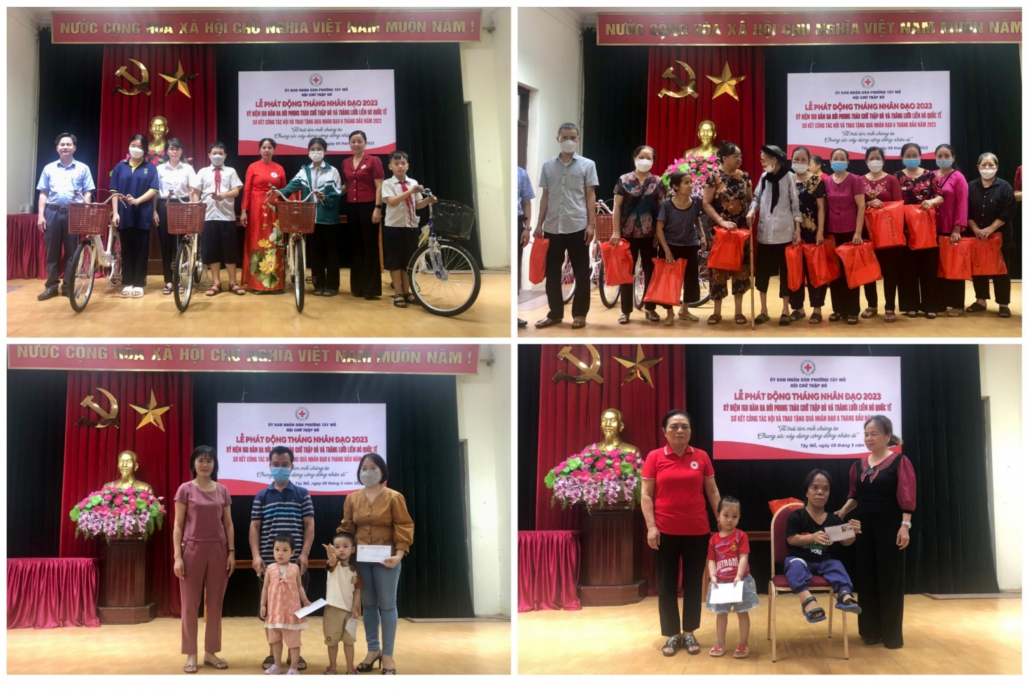 Hà Nội: Hội Chữ thập đỏ phường Tây Mỗ phát động “Tháng nhân đạo” năm 2023