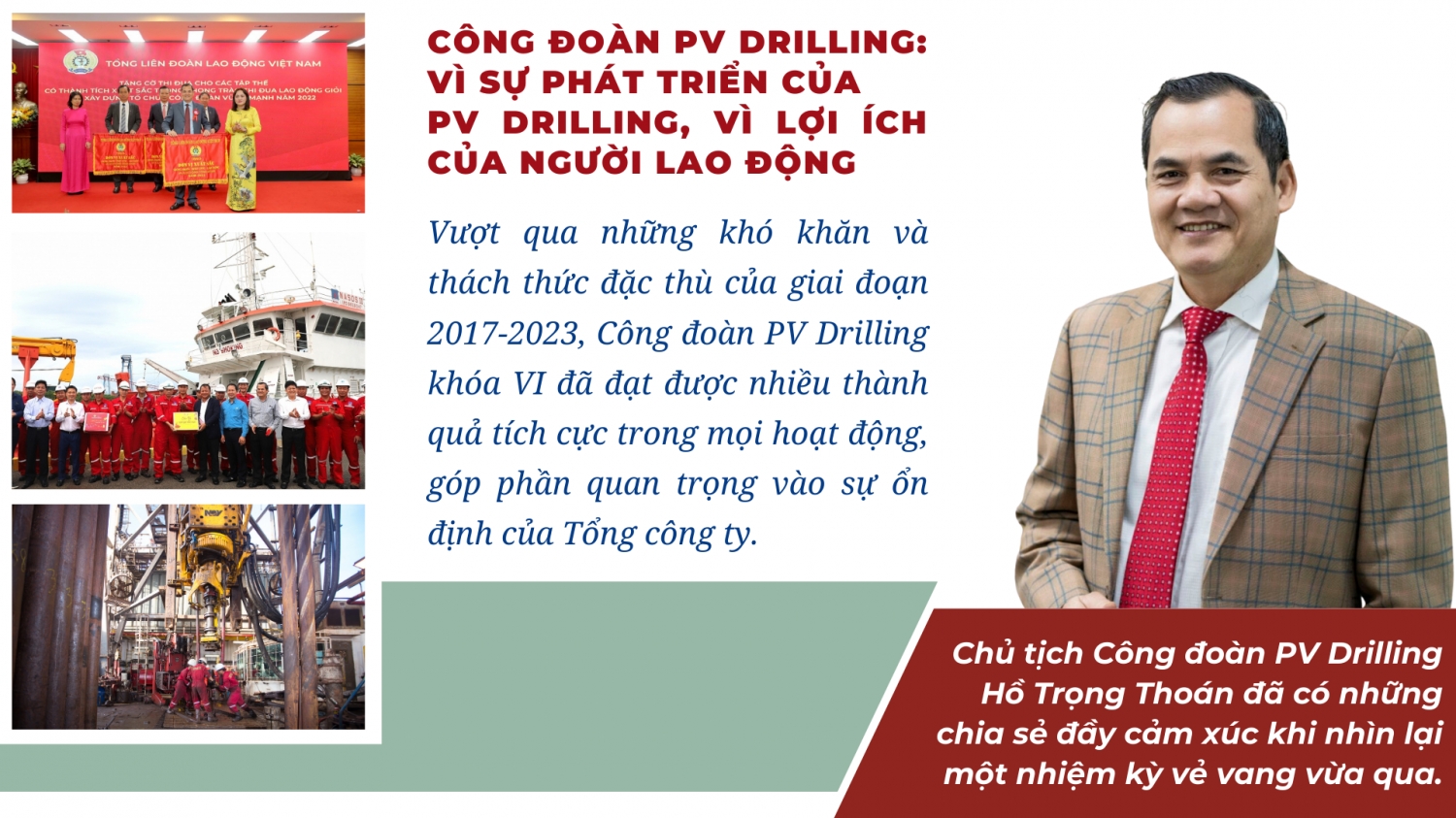 [E-Magazine] Công đoàn PV Drilling: Vì sự phát triển của PV Drilling, vì lợi ích của người lao động