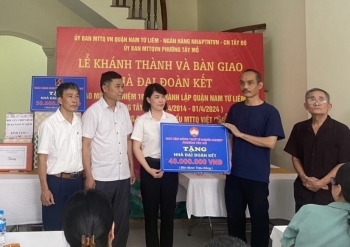 Phường Tây Mỗ (Hà Nội): Tổ chức lễ khánh thành và bàn giao nhà Đại đoàn kết