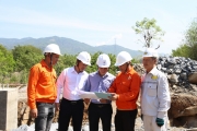 Chặng đường nước rút dự án đường dây 220kV Nha Trang - Tháp Chàm