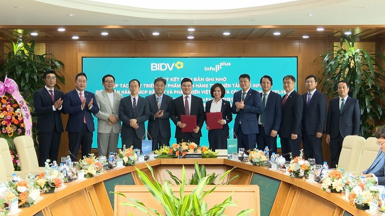 BIDV và InfoPlus ký kết Biên bản ghi nhớ hợp tác phát triển sản phẩm ngân hàng trên nền tảng InfoCMS