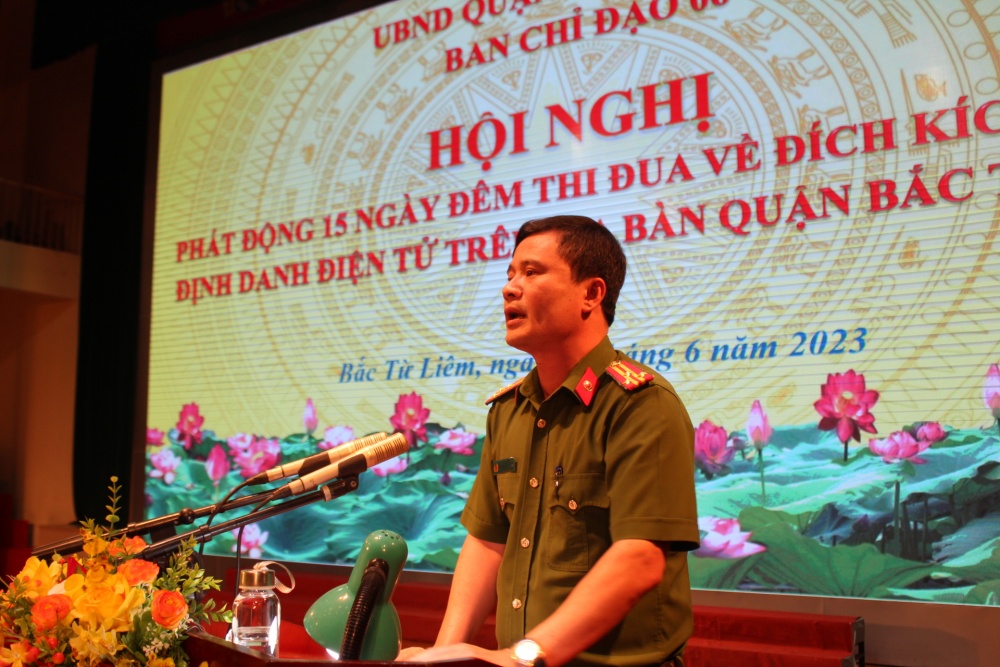 Bắc Từ Liêm (Hà Nội): Phát động 15 ngày đêm thi đua về đích kích hoạt định danh điện tử