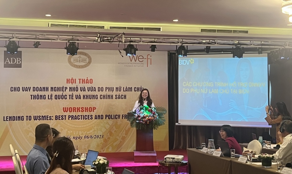 BIDV tích cực hỗ trợ các DNNVV do phụ nữ làm chủ
