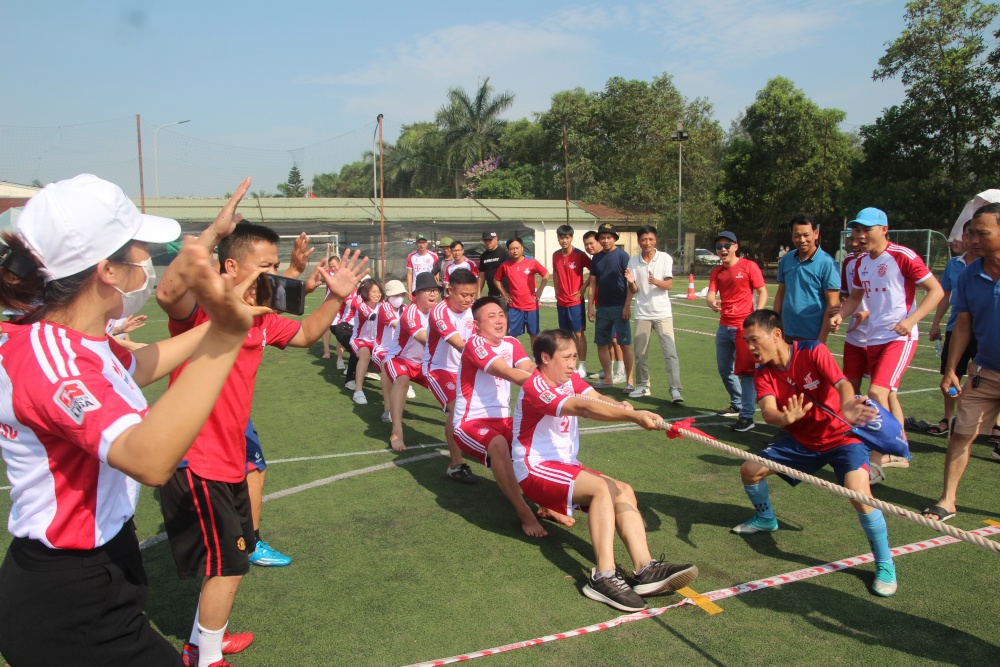 NMNĐ Thái Bình 2 tổ chức Hội thao Công nhân lao động Dầu khí khu vực Thái Bình năm 2023