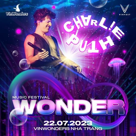 Poster xác nhận Charlie Puth sẽ đến trình diễn tại Việt Nam.
