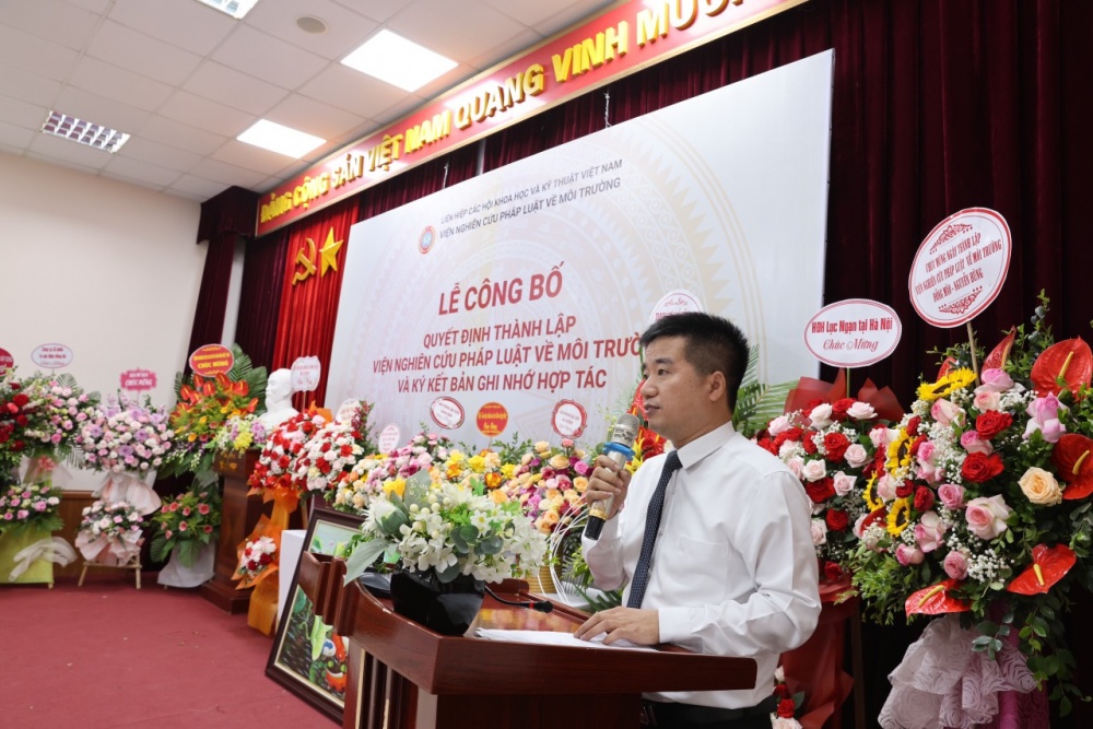 Thành lập Viện Nghiên cứu pháp luật về môi trường