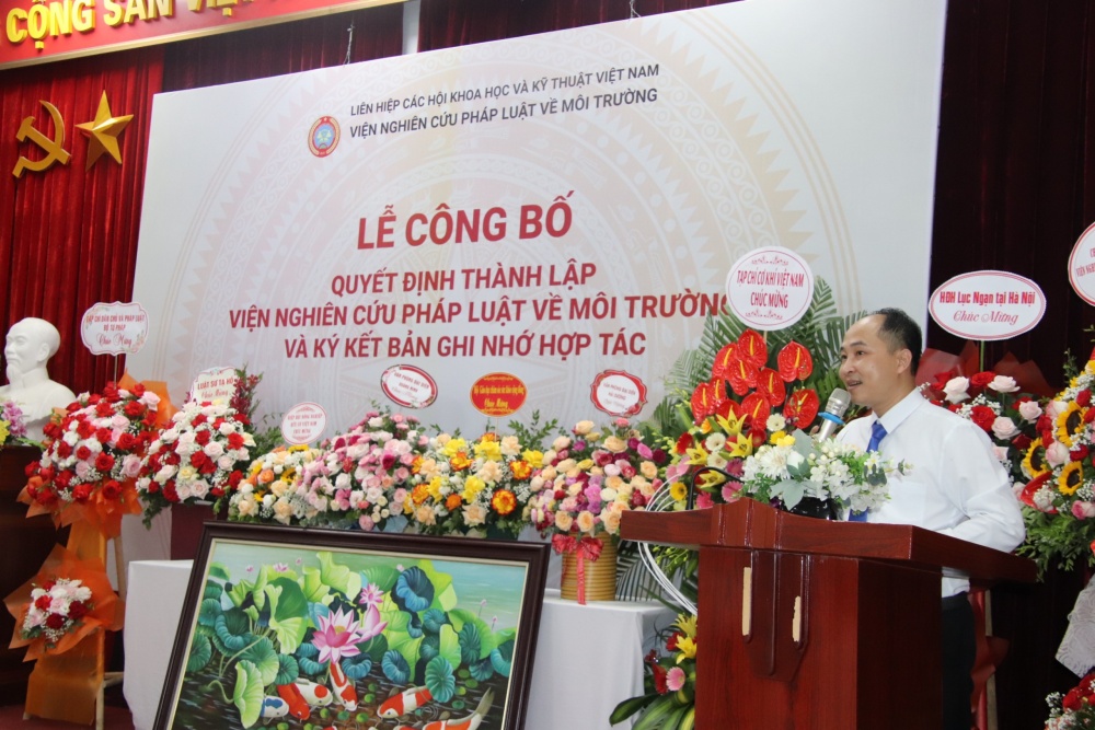 Thành lập Viện Nghiên cứu pháp luật về môi trường