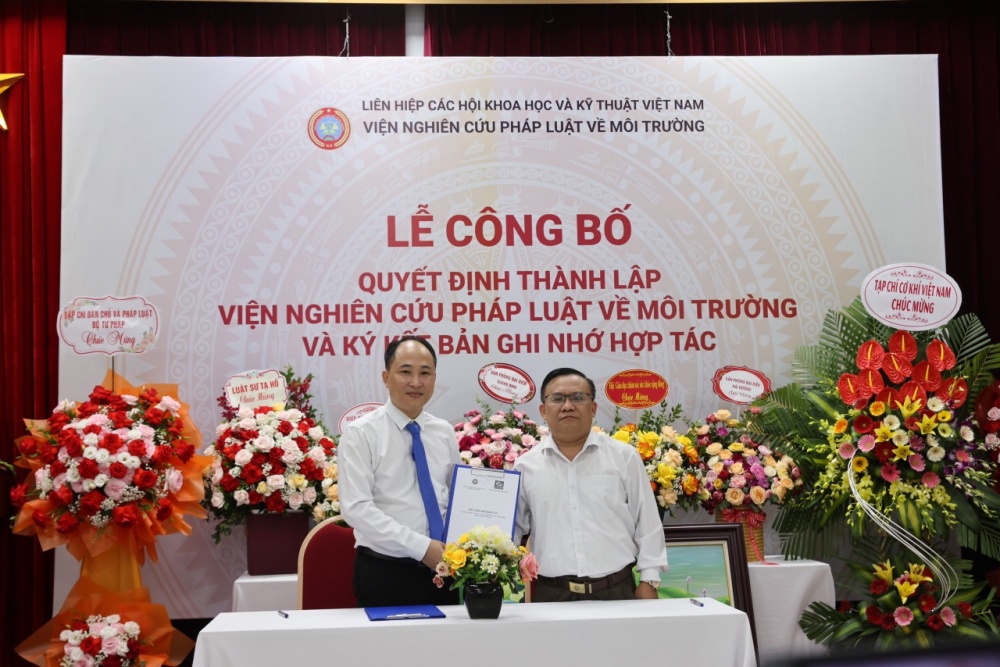 Thành lập Viện Nghiên cứu pháp luật về môi trường