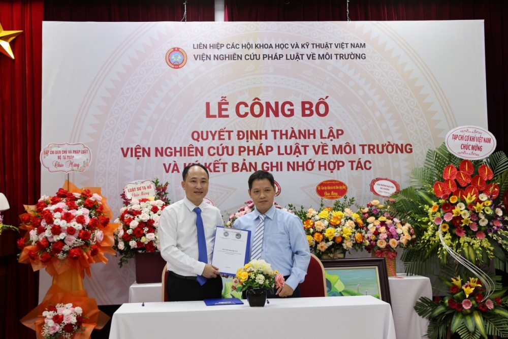 Thành lập Viện Nghiên cứu pháp luật về môi trường