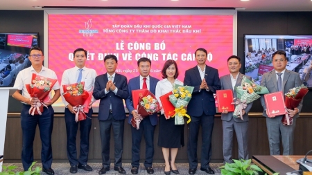PVEP công bố và trao quyết định bổ nhiệm lãnh đạo các Ban/Văn phòng Tổng Công ty