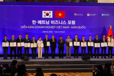 Petrovietnam trao đổi biên bản ghi nhớ hợp tác với đối tác Hàn Quốc tại Diễn đàn doanh nghiệp Việt Nam - Hàn Quốc