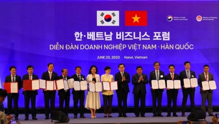 PV Power trao đổi biên bản ghi nhớ hợp tác với 3 doanh nghiệp Hàn Quốc tại Diễn đàn doanh nghiệp Việt Nam - Hàn Quốc
