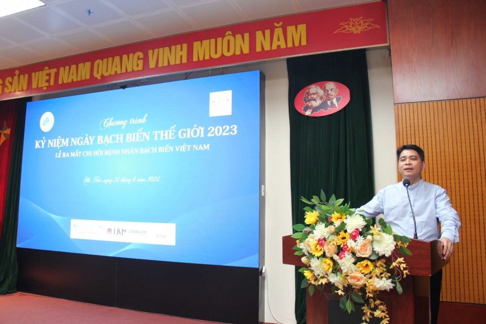 Chính thức ra mắt Chi hội Bệnh nhân Bạch biến Việt Nam Chính thức ra mắt Chi hội Bệnh nhân Bạch biến Việt Nam
