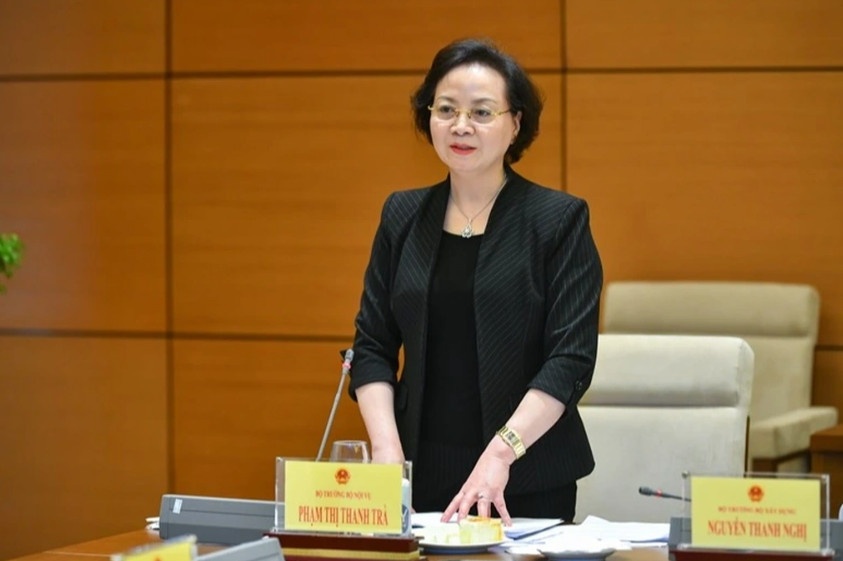 Bộ trưởng Bộ Nội vụ Phạm Thị Thanh Trà (Ảnh: Phạm Thắng).