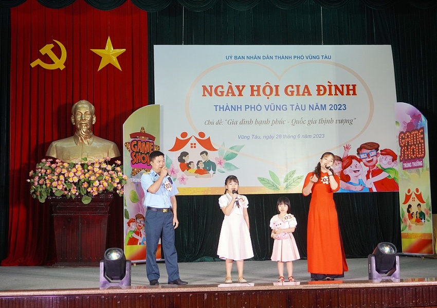 Vũng Tàu tổ chức Ngày hội gia đình với chủ đề “Gia đình hạnh phúc - Quốc gia thịnh vượng”