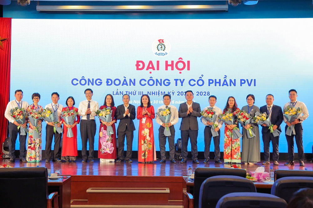 Công ty Cổ phần PVI tổ chức thành công Đại hội Công đoàn lần thứ III nhiệm kỳ 2023 - 2028