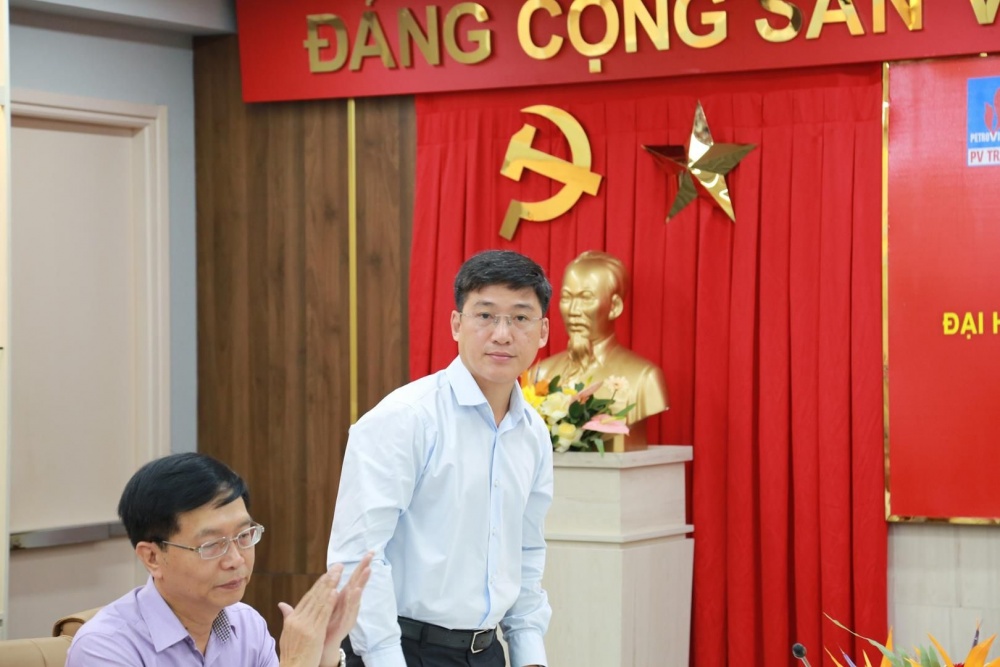 Đồng chí Phan Anh Minh - Ủy viên Ban Thường vụ Đảng ủy, Trưởng Ban Tổ chức Đảng ủy, Trưởng Ban Quản trị nguồn nhân lực Tập đoàn. Ảnh: Huy Thanh