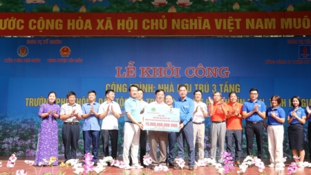 PVEP tài trợ 15 tỷ đồng xây dựng nhà lưu trú cho trường dân tộc nội trú huyện Xín Mần, tỉnh Hà Giang