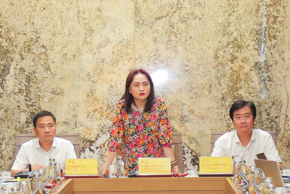CĐ DKVN tổ chức Hội nghị lấy ý kiến Văn kiện Đại hội VII Công đoàn Dầu khí Việt Nam
