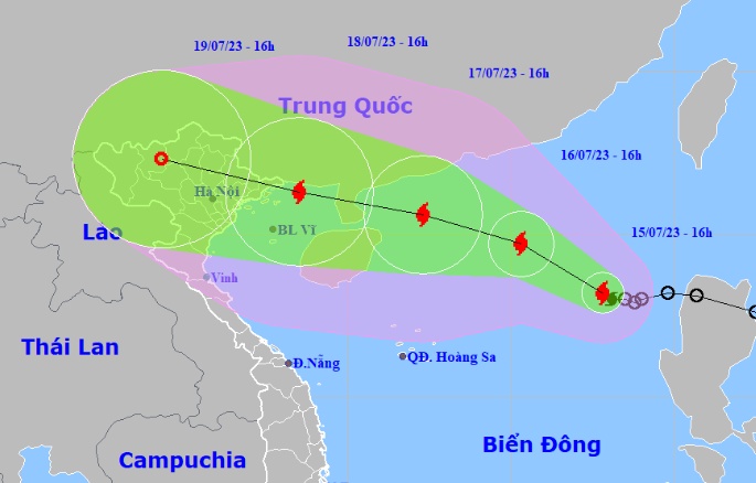 Biển Đông đón cơn bão đầu tiên trong năm