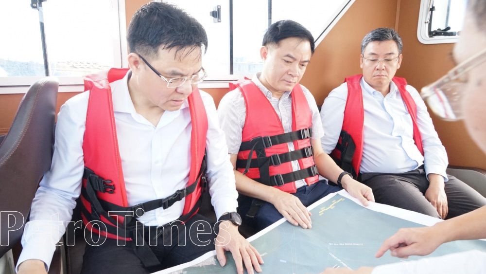 Lãnh đạo Petrovietnam thăm Tổ hợp hóa dầu Long Sơn và khảo sát khu vực dự kiến đầu tư dự án tại Long Sơn