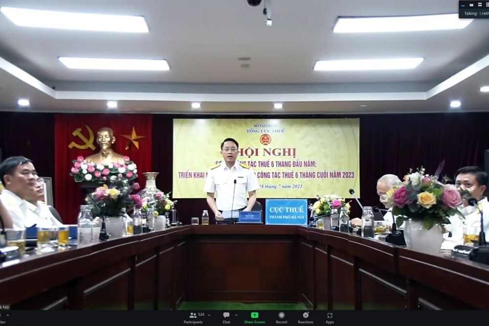 Cục thuế TP Hà Nội báo cáo chuyên đề
