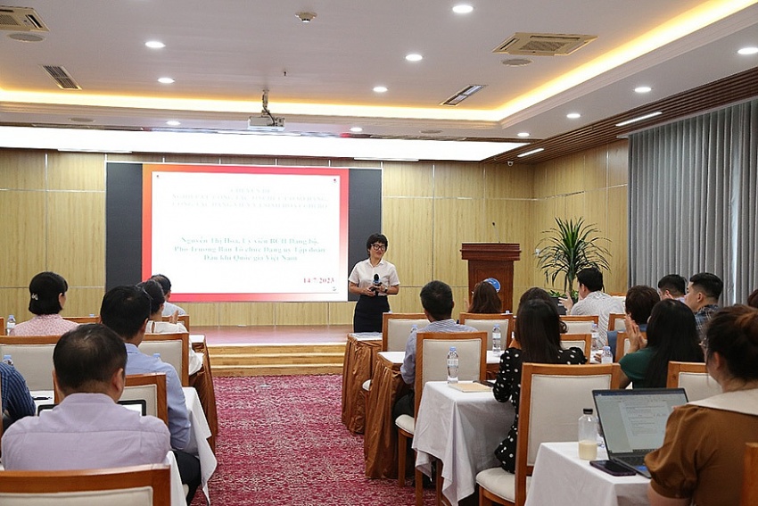 Đảng ủy PVcomBank tập huấn nghiệp vụ tham mưu văn phòng cấp ủy cho hơn 40 đảng viên