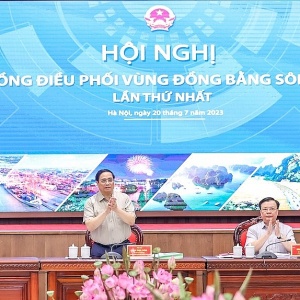 Thủ tướng chủ trì Hội nghị lần thứ nhất Hội đồng điều phối Vùng đồng bằng sông Hồng