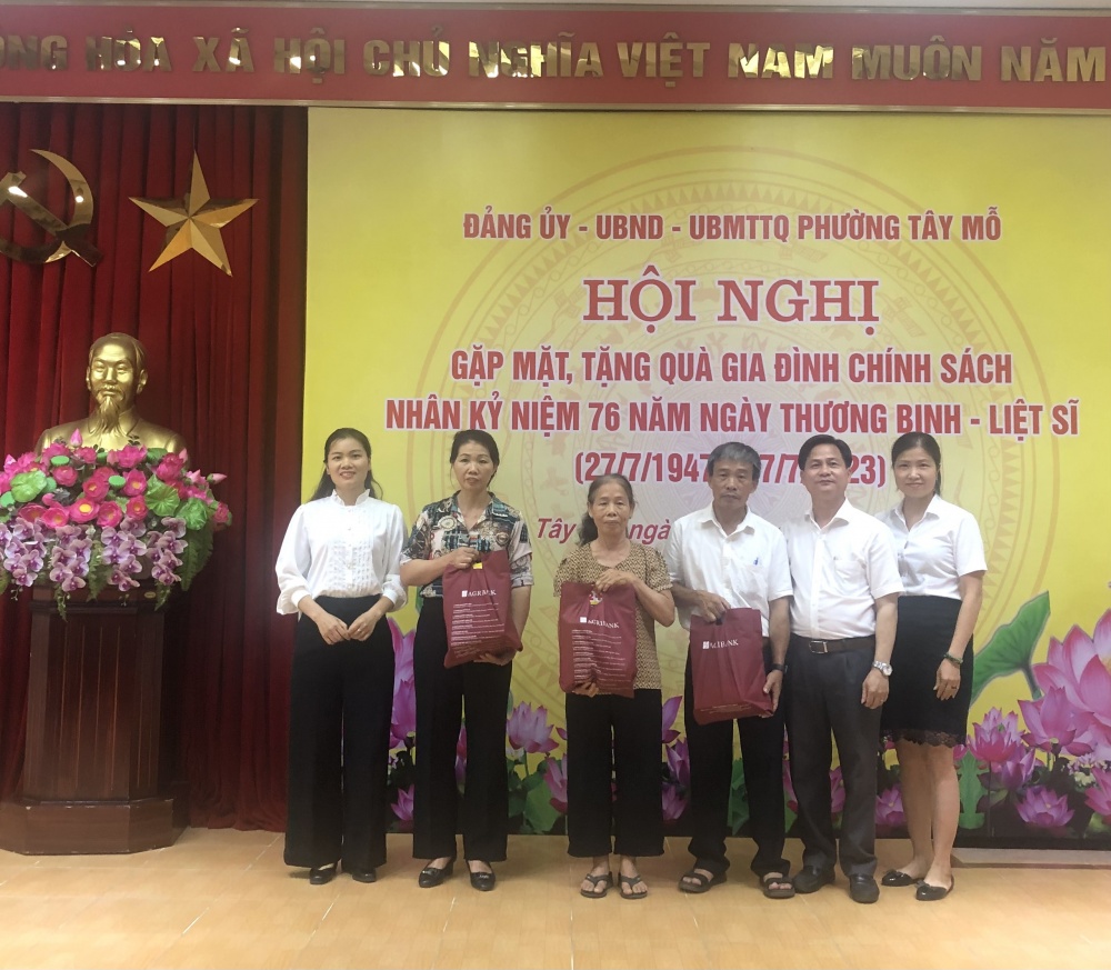 Phường Tây Mỗ tổ chức chuỗi các hoạt động tri ân kỉ niệm 76 năm ngày thương binh liệt sĩ