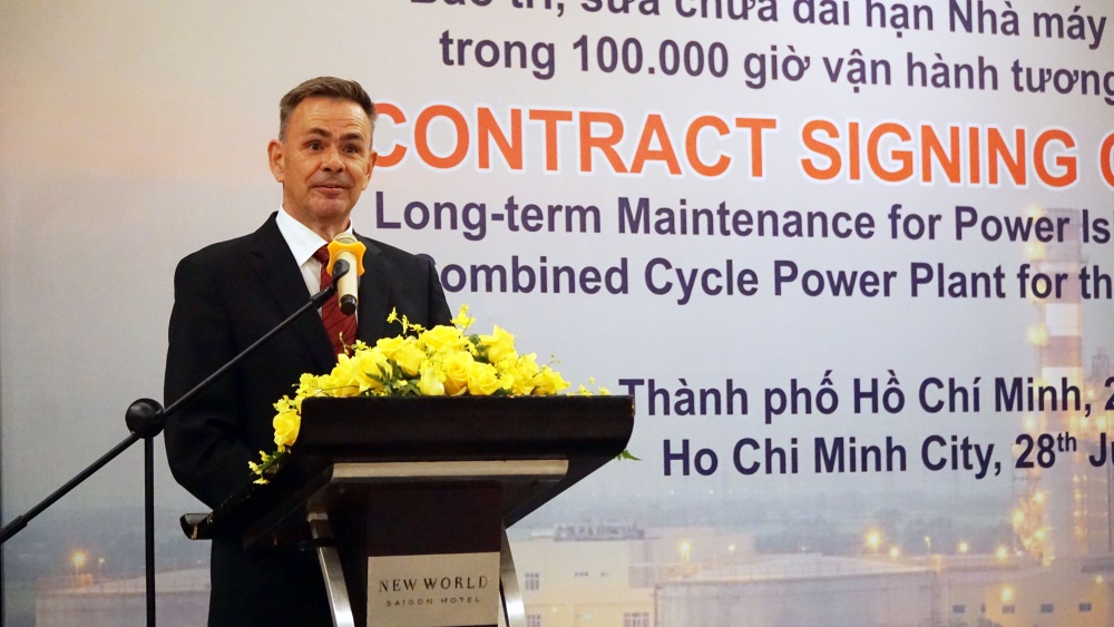 ông Frank Haffner – Trưởng phòng Kinh doanh Dịch vụ dài hạn Siemens Energy khu vực Châu Á – Thái Bình Dương 