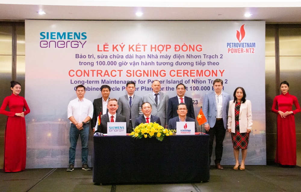 PV Power NT2 và Siemens Energy ký kết hợp đồng bảo trì, sửa chữa dài hạn Nhà máy điện Nhơn Trạch 2