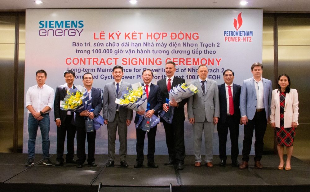 PV Power NT2 và Siemens Energy ký kết hợp đồng bảo trì, sửa chữa dài hạn Nhà máy điện Nhơn Trạch 2