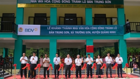 BIDV xây tặng nhà văn hóa cộng đồng tránh lũ tại Quảng Bình