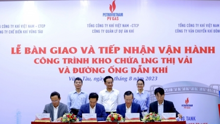 PV GAS tổ chức bàn giao và tiếp nhận vận hành Kho cảng LNG Thị Vải, đường ống dẫn khí LNG tái hóaThị Vải – Phú Mỹ
