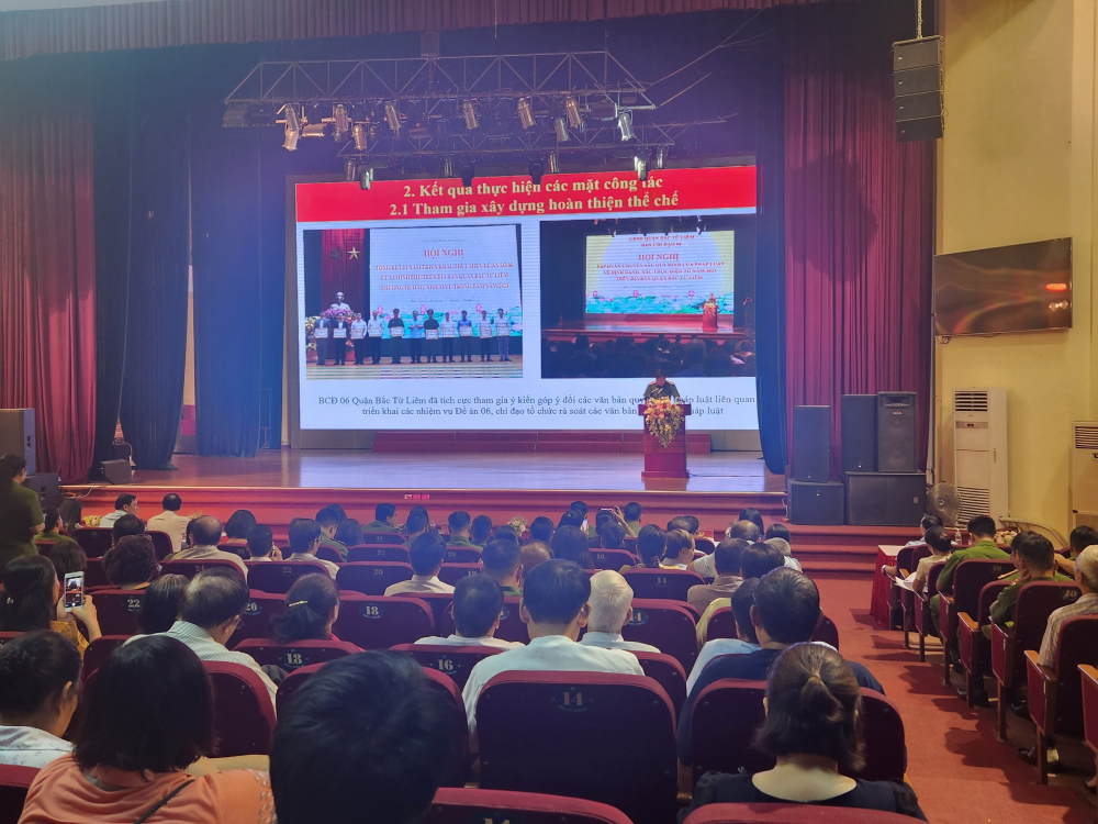 Sơ kết 6 tháng Đề án 06 và tổng kết thực hiện Mệnh lệnh 01 của Công an TP Hà Nội